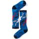 Зображення Шкарпетки дитячі мериносові Smartwool Wintersport Camo Bright Blue, р.XS (SW 01323.378-XS) SW 01323.378-XS - Гірськолижні шкарпетки Smartwool