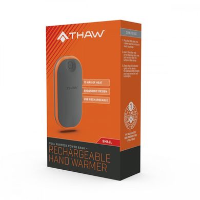 Картинка Электронная грелка-павербанк для рук THAW Rechargeable Handwarmer Small 5200 мАг (THA-HND-0017-G) THW THA-HND-0017-G - Грелки для рук и ног THAW