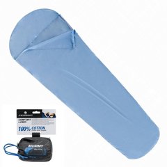 Зображення Вкладиш для спального мішка Ferrino Liner Comfort Light Mummy Blue (924405) 924405 - Вкладиші в спальники Ferrino