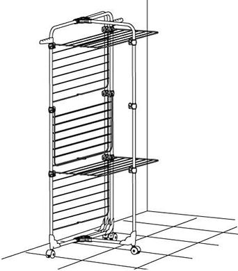 Зображення Сушарка для білизни підлогова Gimi Modular 3 Lux (929823) 929823 - Сушарки для білизни Gimi