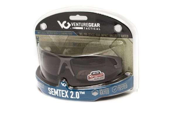 Картинка Защитные очки Venture Gear Tactical Semtex 2.0 Gun Metal bronze Anti-Fog (VG-SEMGM-BZ1) VG-SEMGM-BZ1 - Тактические и баллистические очки Venture Gear