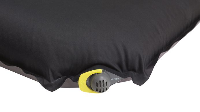 Картинка Коврик самонадувающийся Outwell Self-inflating Mat Sleepin Double 3 cm Black (928851) 928851 - Самонадувающиеся коврики Outwell