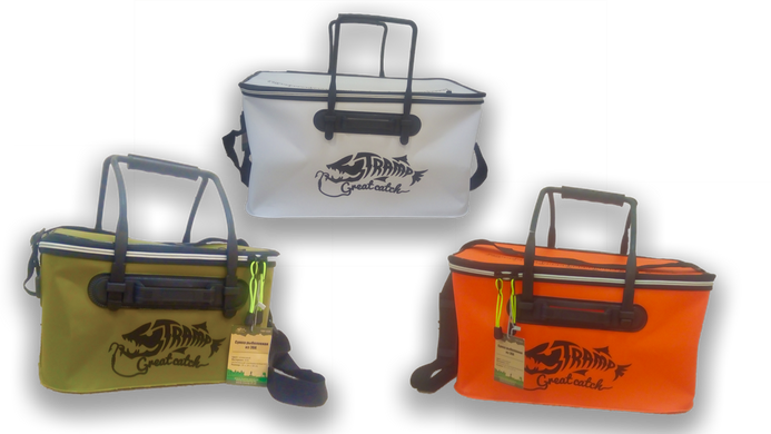 Картинка Сумка рыболовная водонепроницаемая Tramp Fishing bag EVA Avocado - M TRP-030-Avocado-M - Рыболовные сумки и ящики Tramp