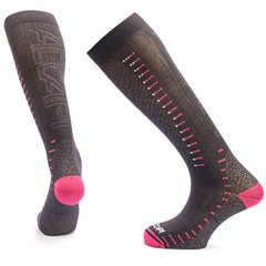Зображення Термошкарпетки Accapi Ski Ergoracing, Black/Cyclamen, 34-36 (ACC H0904.934-0) ACC H0904.934-0 - Гірськолижні шкарпетки Accapi