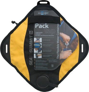 Картинка Емкость для воды Sea To Summit - Pack Tap Black/Yellow, 2 л STS APT2LT - Канистры и ведра Sea to Summit