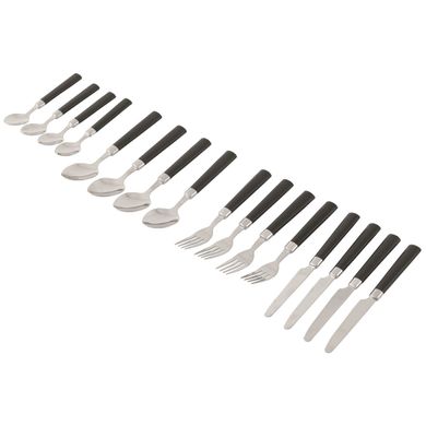 Картинка Набор приборов для пикника Outwell Pouch Cutlery Set Black (928788) 928788 - Мангалы,барбекю, гриль Outwell