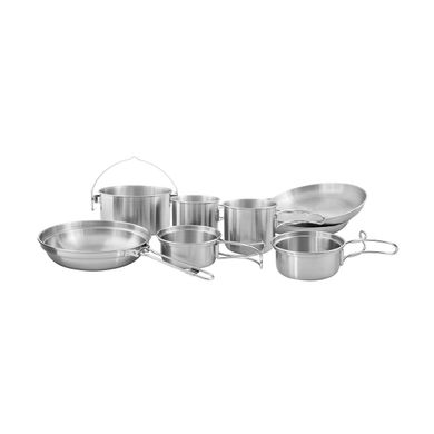 Зображення Набір посуду Tatonka Picnic Set II, Silver (TAT 4140.000) TAT 4140.000 - Набори туристичного посуду Tatonka