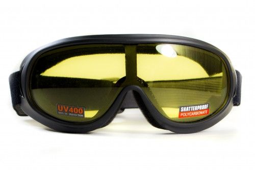 Картинка Спортивные защитные очки Global Vision Eyewear TRUMP Yellow (1ТРАМП) 1ТРАМП - Спортивные очки Global Vision