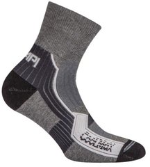 Зображення Термошкарпетки Accapi Hiking Quarter, Grey/Black, 39-41 (ACC H0722.6199-II) ACC H0722.6199-II - Треккінгові шкарпетки Accapi
