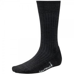 Зображення Шкарпетки чоловічі мериносові Smartwool New Classic Rib Black, р.M (SW SW915.001-M) SW SW915.001-M - Повсякденні шкарпетки Smartwool
