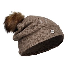 Зображення Шапка дитяча (8-12) Buff Junior Knitted & Polar Hat Darsy, Brown (BU 113528.325.10.00) BU 113528.325.10.00 - Шапки Buff