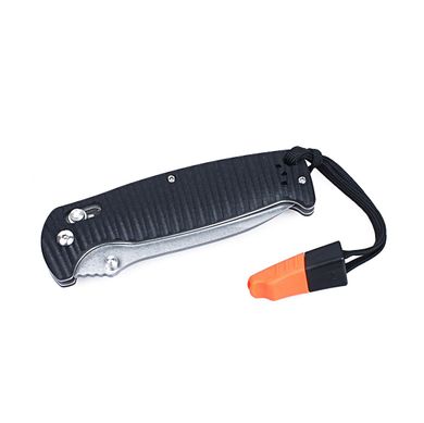 Картинка Нож складной карманный Ganzo G7412P-BK-WS (Axis Lock, 89/205 мм) G7412P-BK-WS - Ножи Ganzo
