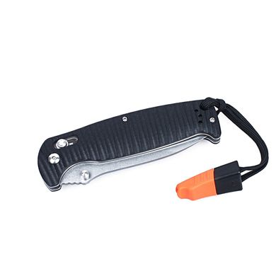 Картинка Нож складной карманный Ganzo G7412P-BK-WS (Axis Lock, 89/205 мм) G7412P-BK-WS - Ножи Ganzo