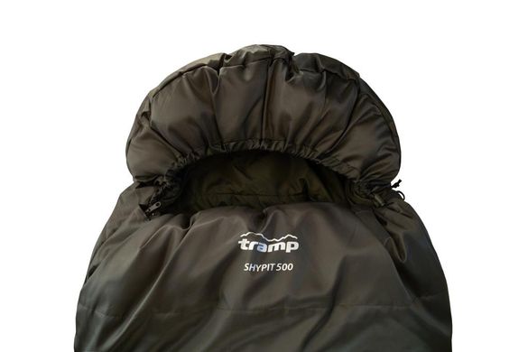 Картинка Спальный мешок Tramp Shypit 500 одеяло с капюшоном олива 220/80 UTTS-062R UTRS-062R-L - Спальные мешки Tramp