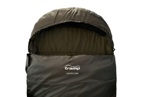Картинка Спальный мешок Tramp Shypit 500 одеяло с капюшоном олива 220/80 UTTS-062R UTRS-062R-L - Спальные мешки Tramp