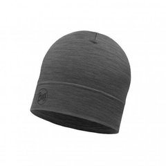Картинка Шапка Buff Merino Wool 1 Layer Hat, Solid Grey (BU 113013.937.10.00) BU 113013.937.10.00 - Шапки Buff