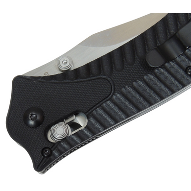 Картинка Нож складной карманный Ganzo G710 (Axis Lock, 82/193 мм, хром) G710 - Ножи Ganzo