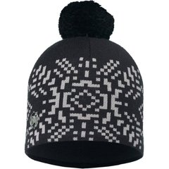 Картинка Шапка Buff Knitted & Polar Hat Whistler, Black (BU 113346.999.10.00) BU 113346.999.10.00 - Шапки Buff