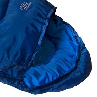 Картинка Спальный мешок Highlander Sleepline 350 Mummy/+3°C Deep Blue (Left) 927538 - Спальные мешки Highlander
