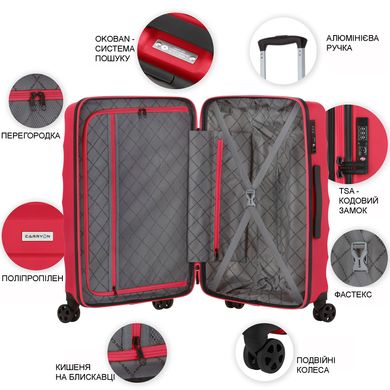Зображення Валіза CarryOn Porter (S) Red (502447) 930031 - Дорожні рюкзаки та сумки CarryOn