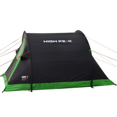 Зображення Намет 2 містний для риболовлі High Peak Stella 2 Black/Green (923768) 923768 - Туристичні намети High Peak