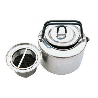 Зображення Чайник Tatonka Teapot 1.5L Silver (TAT 4016.000) TAT 4016.000 - Каструлі та чайники для походів Tatonka