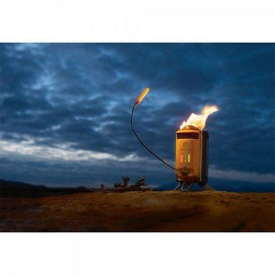 Картинка Твердотопливная горелка с зарядкой и фонариком Biolite CampStove 2 + FlexLight (BLT CSC0200) BLT CSC0200 - Жидко и твердотопливные горелки BioLite