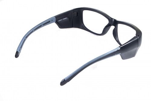 Картинка Оправа для очков под диоптрии Global Vision Eyewear Y27 BLACK RX-ABLE Clear (1EOP1-10) 1EOP1-10 - Спортивные оправи для очков Global Vision