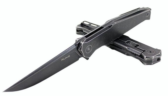 Картинка Нож складной карманный Ruike P108-SB (Frame lock, 88/210 мм) P108-SB - Ножи Ruike