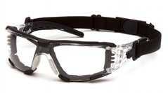 Картинка Тактические защитные очки Pyramex FYXATE Clear (Прозрачные) 2ФИКС-10 - Тактические и баллистические очки Pyramex