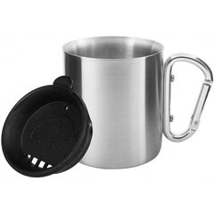 Зображення Термокружка Tatonka Thermo Mug Carabiner 250 Silver (TAT 4134.000) TAT 4134.000 - Термокружки Tatonka