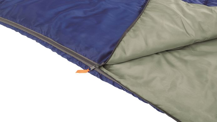 Картинка Спальный мешок Easy Camp Chakra/+10°C Blue Left (928795) 928795 - Спальные мешки Easy Camp
