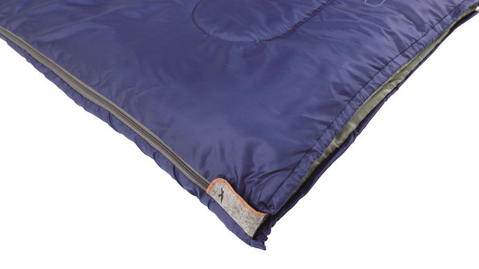 Зображення Спальний мішок Easy Camp Chakra/+10°C Blue Left (928795) 928795 - Спальні мішки Easy Camp