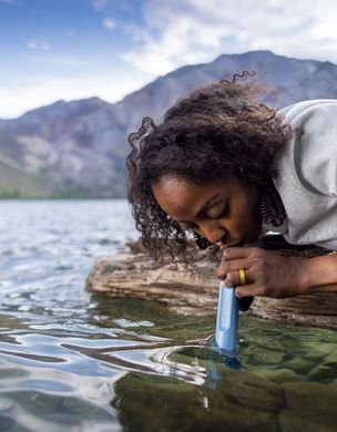 Зображення Фільтр для води LifeStraw Peak Personal, Mountain Blue (LSW LSPSPMBWW) LSW LSPSPMBWW - Фільтри для води LifeStraw