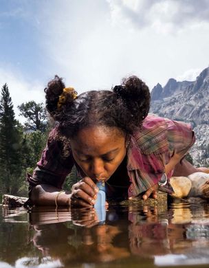 Зображення Фільтр для води LifeStraw Peak Personal, Mountain Blue (LSW LSPSPMBWW) LSW LSPSPMBWW - Фільтри для води LifeStraw