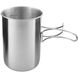 Зображення Набір кухлів Tatonka Handle Mug 850 Set Silver (TAT 4174.000) TAT 4174.000 - Набори туристичного посуду Tatonka