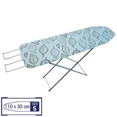 Картинка Доска для глажки Casa Si Legno S 110x30 Grey/Green Leaves (CS93533X04) DAS302387 - Доски для глажки белья Casa Si