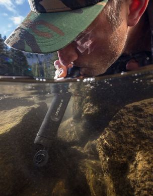 Картинка Фільтр для води LifeStraw Peak Personal, Dark Mountain Gray (LSW LSPSPDGWW) LSW LSPSPDGWW - Фильтры для воды LifeStraw