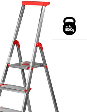 Зображення Драбина Rolser Escalera Brico 4 щаблі (928605) 928605 - Драбини господарські Rolser