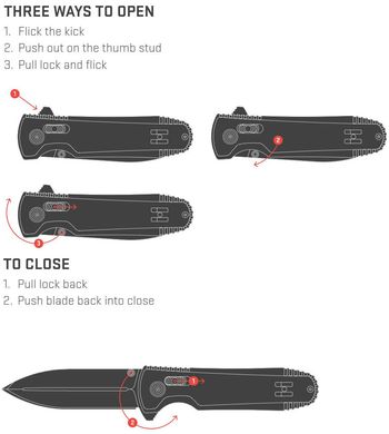 Картинка Складной нож SOG Ultra XR(12-63-01-57) SOG 12-63-01-57 - Ножи SOG