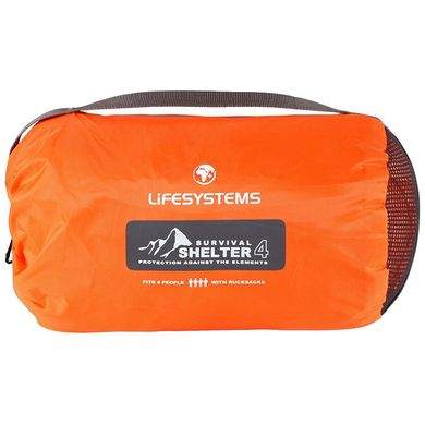 Картинка Lifesystems тент Survival Shelter 4 orange 42320 - Шатры и тенты Lifesystems