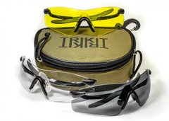 Картинка Спортивные очки набор 3-в-1 Pyramex ROTATOR TRIKIT 2РОТАКИТ   раздел Очки со сменными линзами