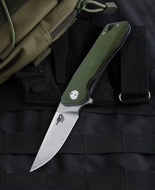 Зображення Ніж складаний кишеньковий Bestech Knife THORN Green BG10B-2 (70/185 мм) BG10B-2 - Ножі Bestech