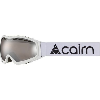 Картинка Женская маска для лыж и сноуборда Cairn Freeride SPX3 shiny white(0580060-801) 0580060-801 - Маски горнолыжные Cairn