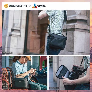 Картинка Сумка Vanguard Vesta Aspire 21 Navy (DAS301104) DAS301104 - Сумки и рюкзаки для фототехники Vanguard