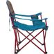 Картинка Кресло кемпинговое с регулируемой спинкой Kelty Deluxe Lounge синий/коричневий (61510219-DPL) 61510219-DPL - Кресла кемпинговые KELTY
