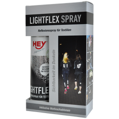 Картинка Cветоотражающая краска Hey-Sport Lightflex Spray 150 ml (20510000) 20510000 - Средства для ухода за снаряжением HEY-sport
