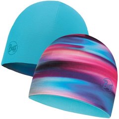 Картинка Шапка Buff Microfiber Reversible Hat, R-Luminance Multi/Scuba Blue (BU 118178.555.10.00) BU 118178.555.10.00 - Шапки Buff