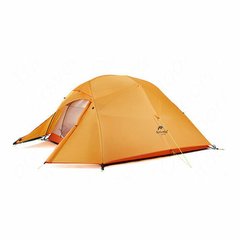 Картинка Палатка облегченная одноместная с футпринтом Naturehike Сloud Up 1 Updated NH18T010-T, 210T оранжевый 6927595730546 - Туристические палатки Naturehike