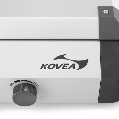 Картинка Газовая туристическая двухконфорочная плита Kovea Grace Twin Stove 2,8кВт с ветрозащитой и пьезоподжигом (KB-0812) KB-0812 -  Kovea